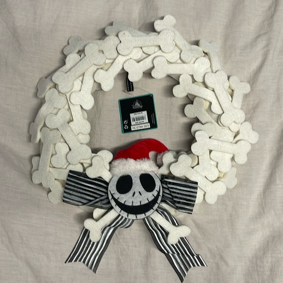 BNWT Jack Skellington nightmare before Christmas hanging wreath - Picture 2 of 5